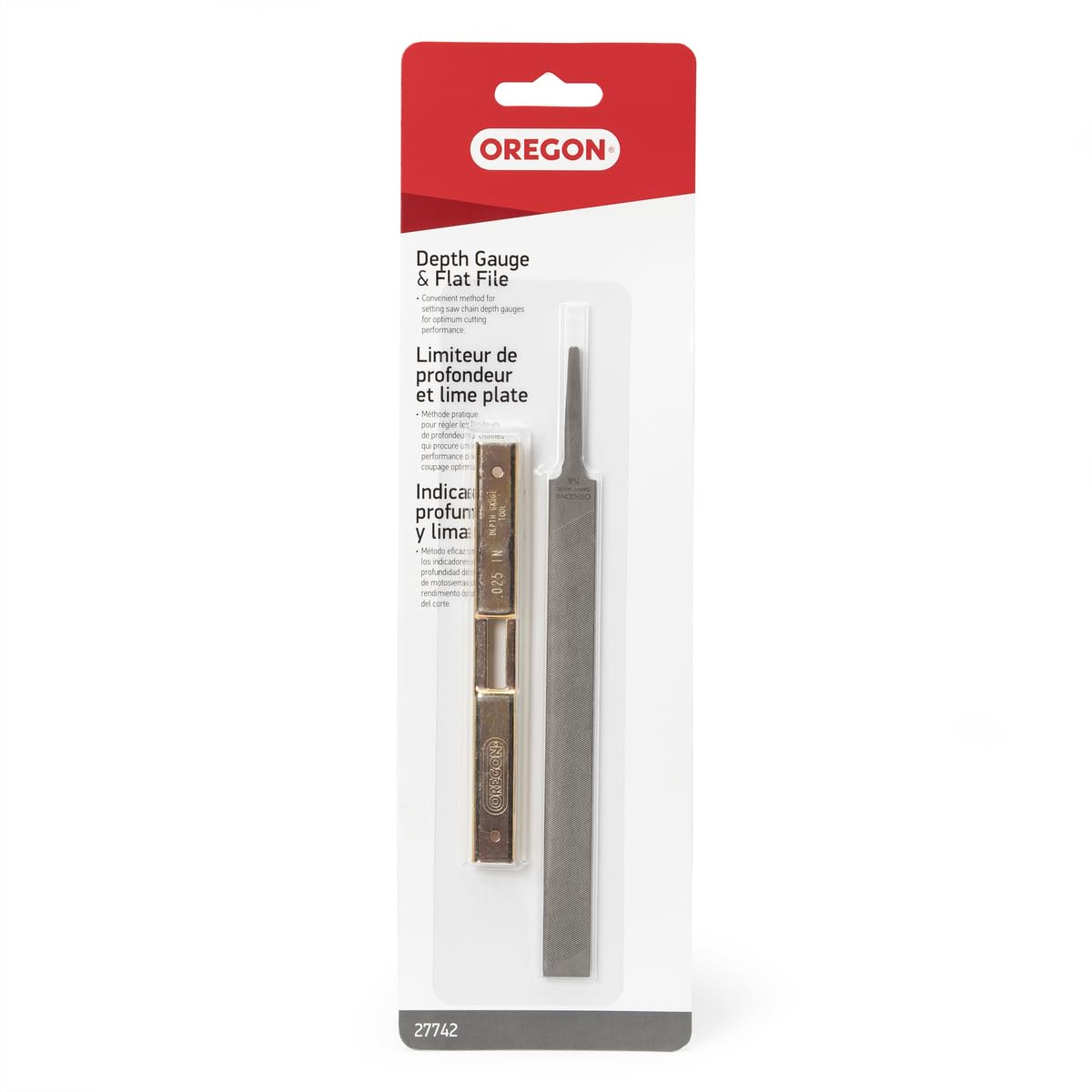 Amazon.com: Oregon 27742 Depth Gauge Tool with Flat File for